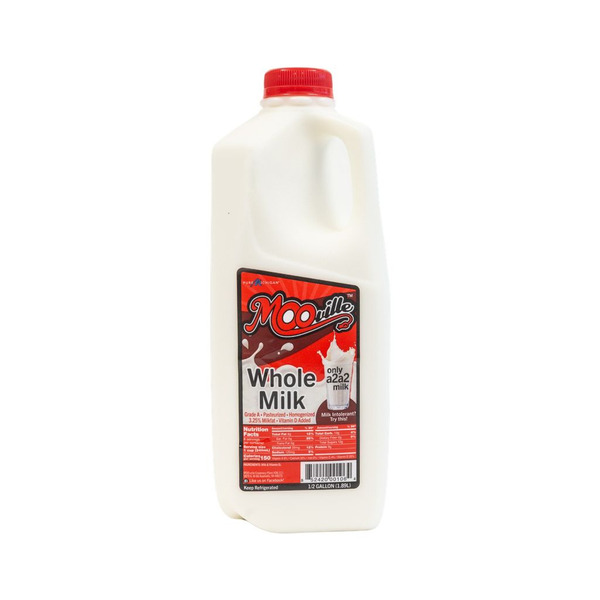 Mooville Creamery Milk Whole Half Gallon Same-Day Delivery | Tom's
