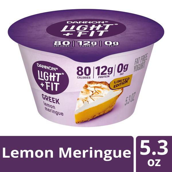 Dannon Light + Fit Pumpkin Pie Greek Fat Free Yogurt Same-Day