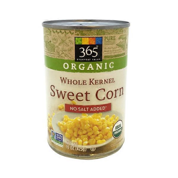 365 Everyday Value Organic Whole Kernel Sweet Corn (15 oz) Instacart