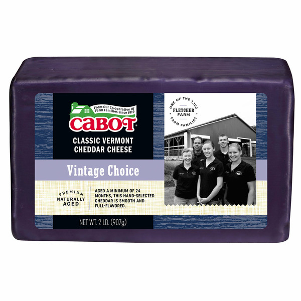 Vintage White Extra Sharp Cheddar Cheese, 2 lb