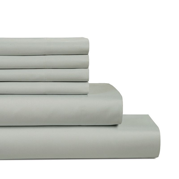 Grand Estate Hotel 1000 Thread Count 6-Piece Sheet Set, Gray