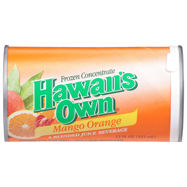 Hawaii’s Own Juice Beverage, Blended, Mango Orange