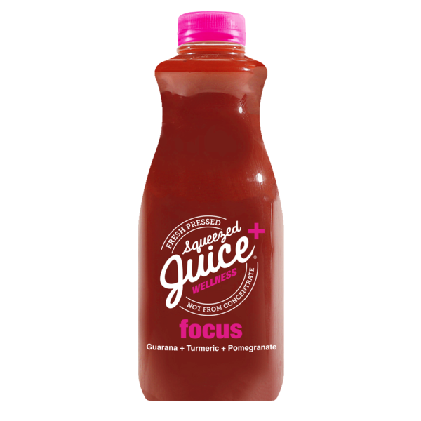 Squeezed Juice Focus, 100% wellness juice with natural plant based
