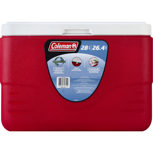 Coleman Cooler, Red, 28 Quarts Same-Day Delivery or Pickup