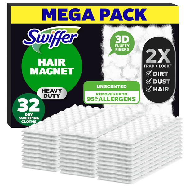 Swiffer Sweeper Heavy-duty Dry Sweeping Cloth Refill Pads Unscented (32-count)