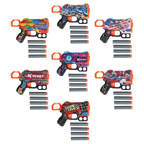 X-Shot Foam Dart Gun with 4 Darts Same-Day Delivery | Dollar Tree