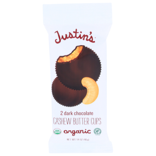 Sprouts Farmers Market Justin's Butter Cups, Cashew, Organic, Dark