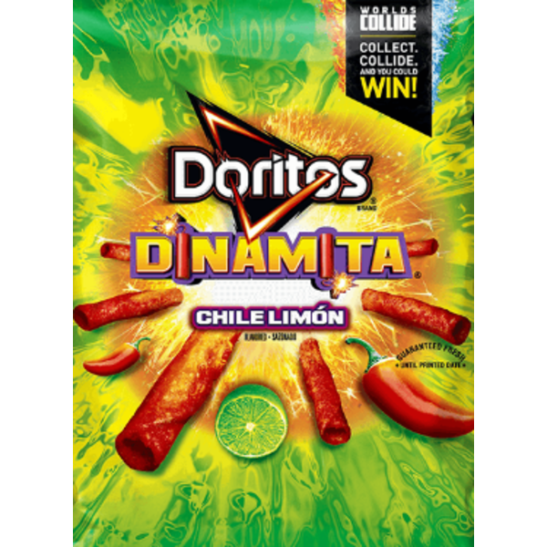 DORITOS - DINAMITA Chile Lim�n Flavored Rolled Tortilla Chips - 44ct