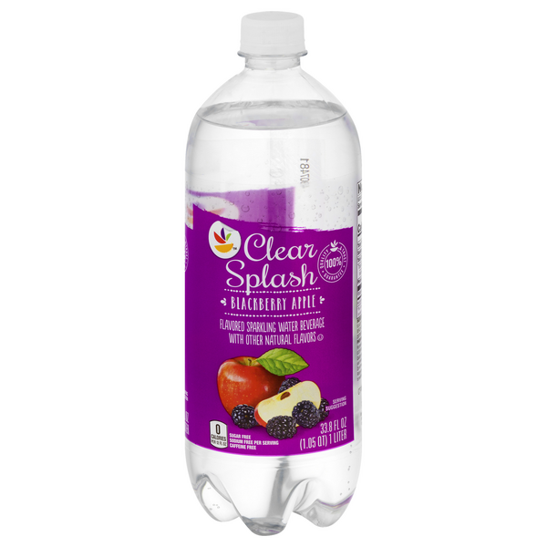 Store Brand Blackberry Apple Sparkling Water Beverage