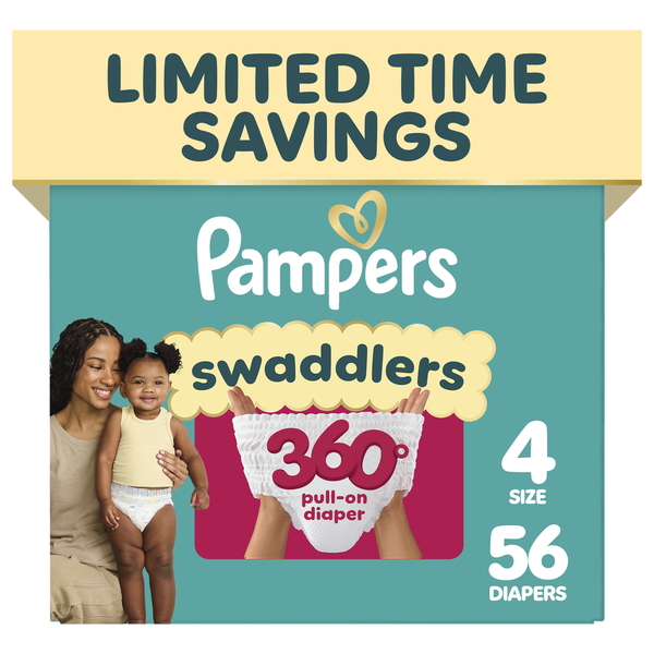 Pampers Diapers - Swaddlers 360 degrees Same-Day Delivery or
