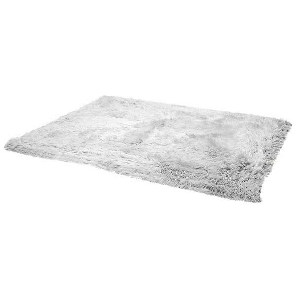 Fur Haven Long Fur & Velvet Waterproof Blanket - Mist Gray