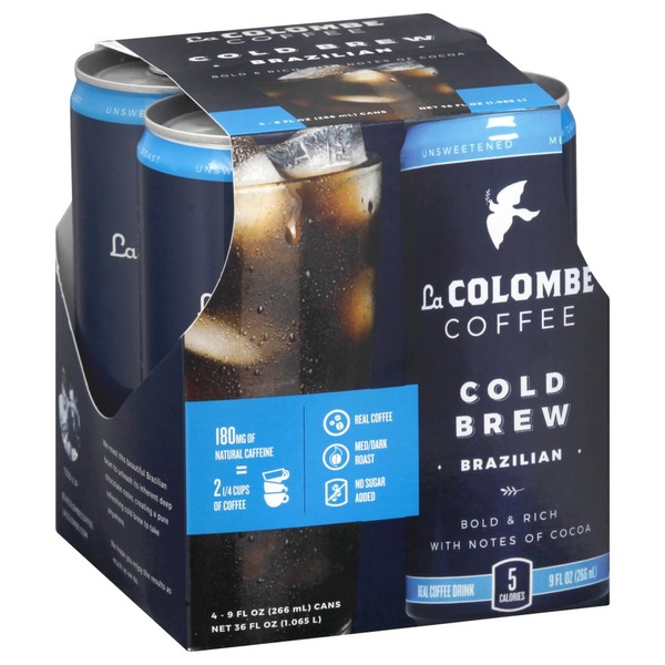 La Colombe Coffee Drink, Real, Brazilian, Cold Brew (9 fl oz) Instacart