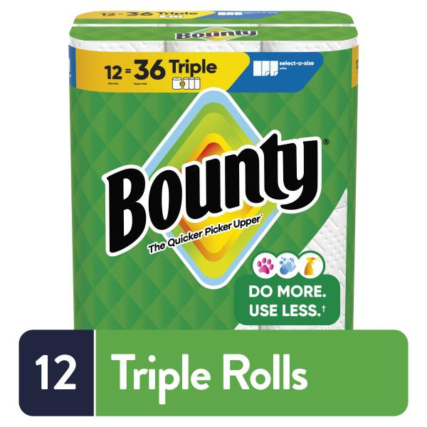 Bounty Select-a-Size Paper Towels Singles Plus - Thumbnail 3