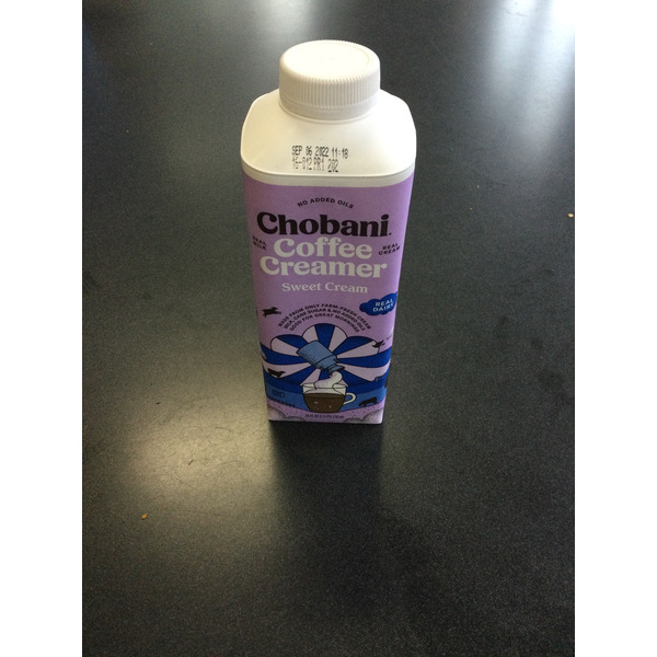 Chobani Coffee Creamer, Sweet Cream