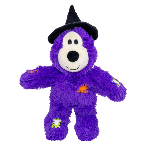 Kong Halloween Wild Knots Witch Bear Dog Toy, Small - Purple