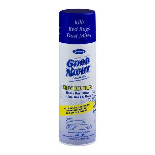 Sprayway Dust Mite & Bed Bug Killer, Good Night (16 oz) - Instacart