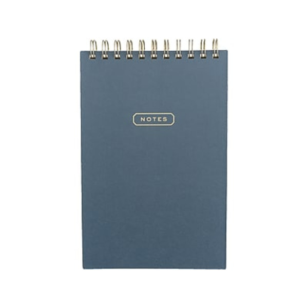 Martha Stewart MS110J 100 Sheets Narrow-Ruled Steno Book - Navy