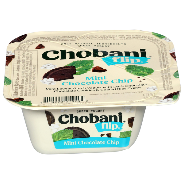 Chobani Lowfat Greek Mint Chocolate Chip Yogurt Same-Day Delivery