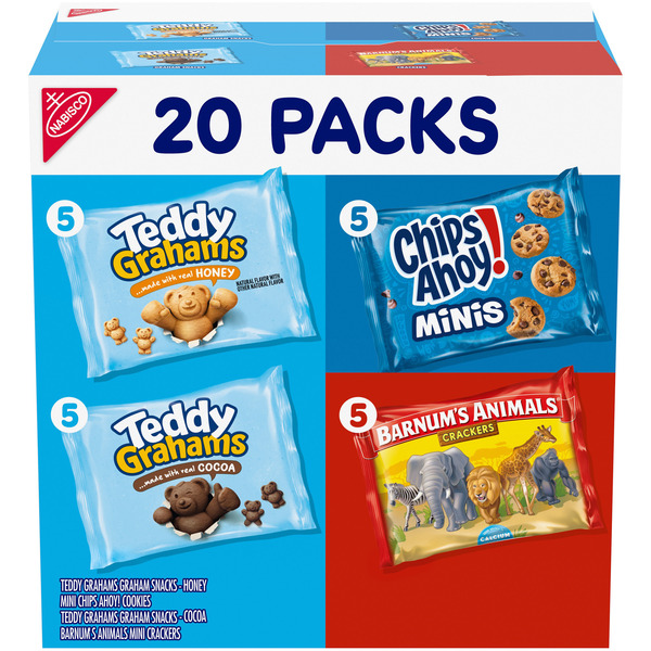 CHIPS AHOY! Variety Pack Fun Shapes! Cookies & Crackers, 5 Varieties