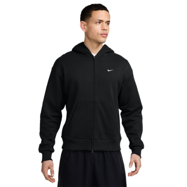 Nike Men's Solo Basketball Full Zip Concept Hoodie, M - Black/Sail