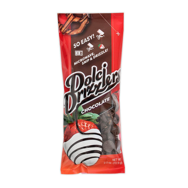 Dolci Frutta Drizzlers, Rich Chocolate Swirl