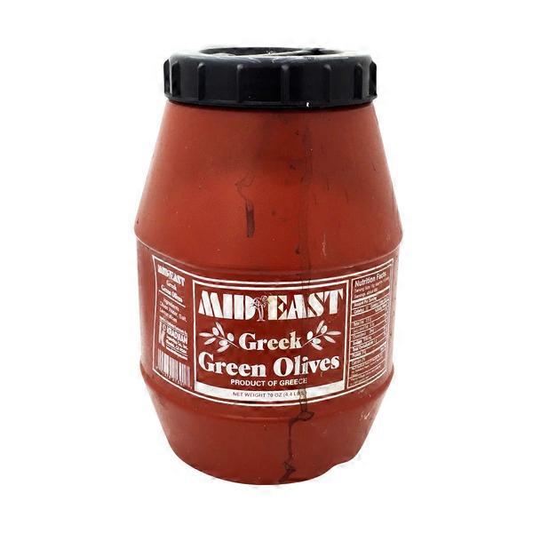 Mideast Greek Green Olives (4.4 lb) Instacart