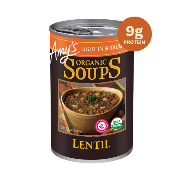 Amy's Kitchen Light in Sodium Lentil Soup