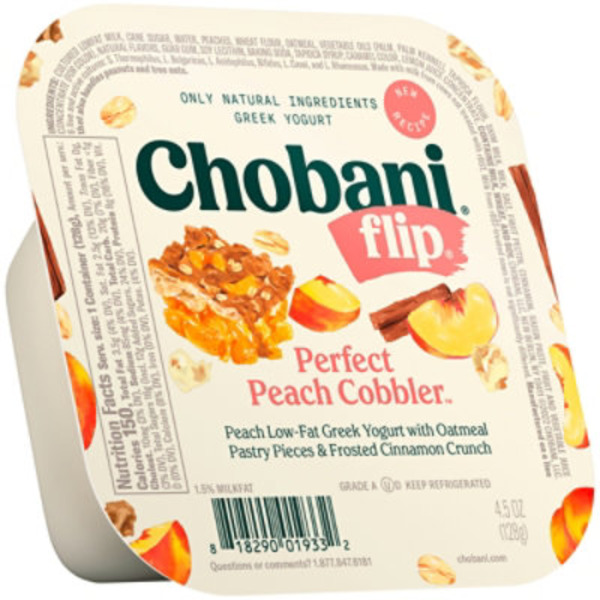 Chobani Greek Perfect Peach Cobbler Yogurt