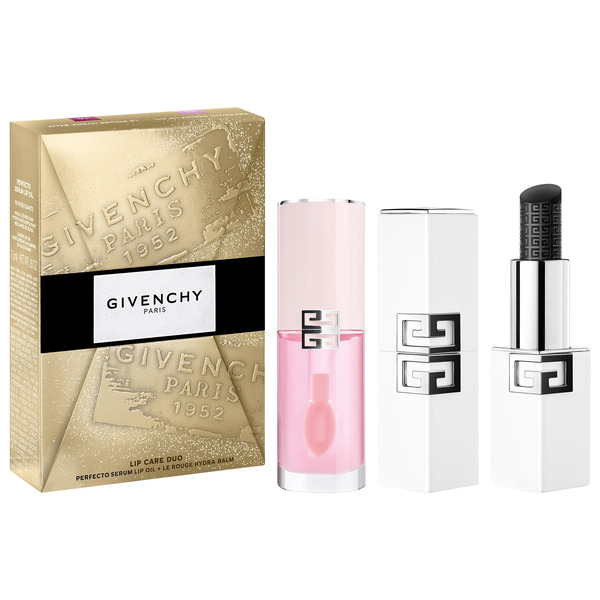 GIVENCHY Limited Edition Perfecto Serum Lip Oil & Le Rouge Hydra Balm Lip Care Duo