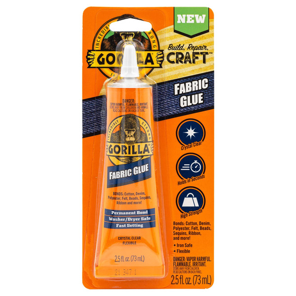 Gorilla Fabric Glue 2.5 fl oz