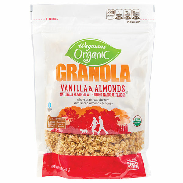 Wegmans Wegmans Organic Vanilla & Almonds Granola Same-Day Delivery or ...