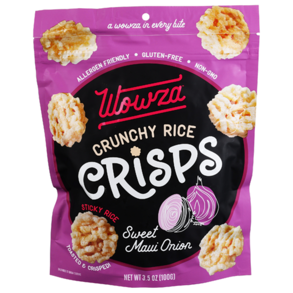 Wowza Sweet Maui Onion Crunchy Rice Crisps