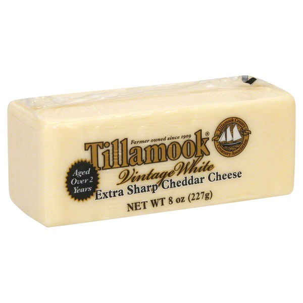 Tillamook Cheese, Vintage White Extra Sharp Cheddar from Whole Foods