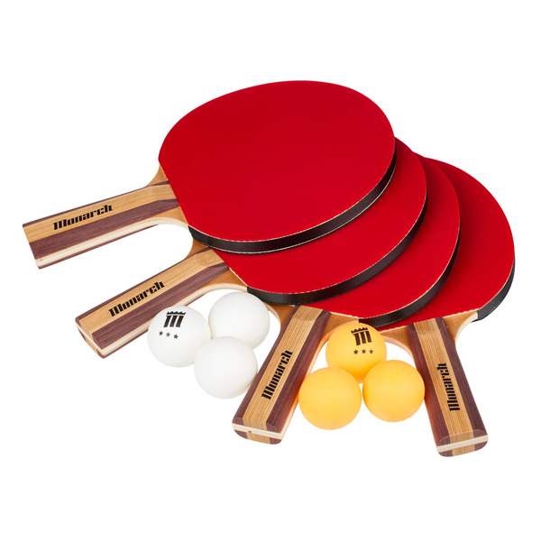 Monarch Premium 4-Player Table Tennis Paddle Set