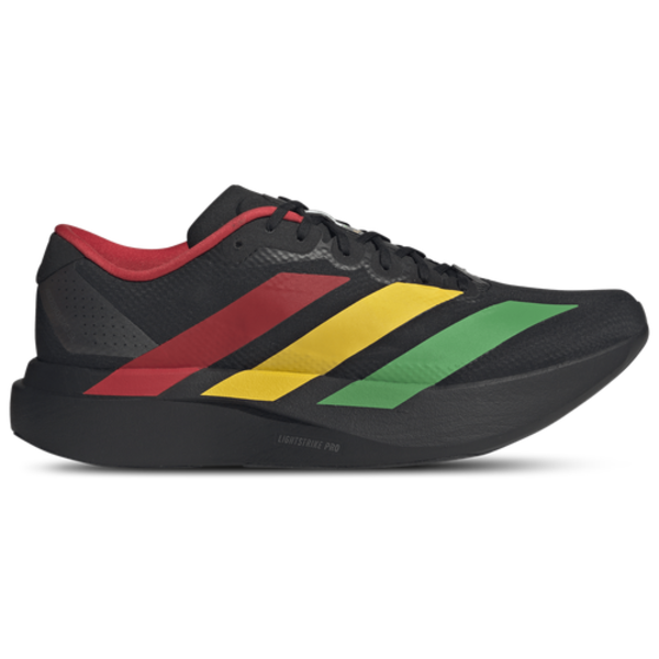 adidas Men's adiZero Evo SL Running Shoes, Size 8.5 - Black/Red/Yellow