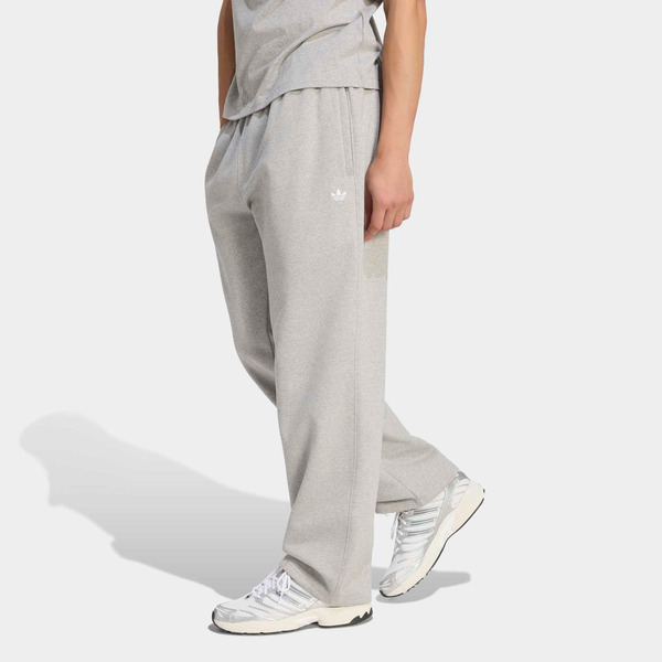adidas Men's Trefoil Essentials Open-Hem Pants, M - Medium Grey Heather