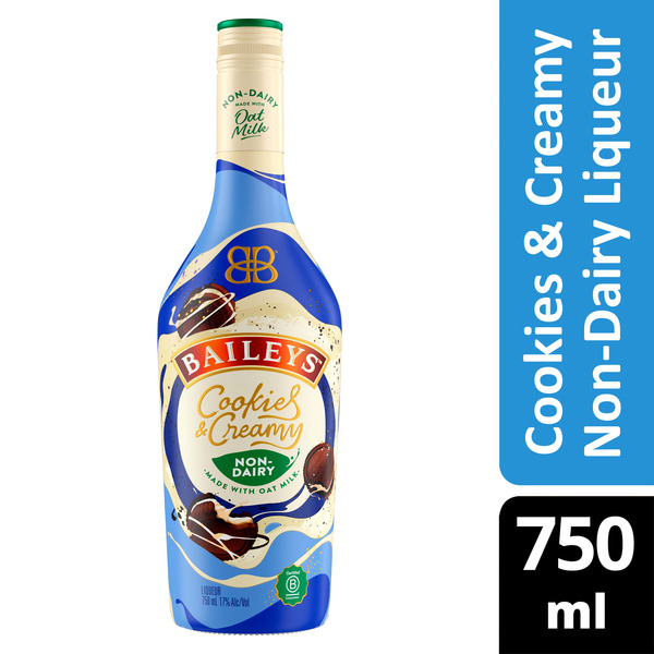 Baileys Cookies and Creamy Non-Dairy Liqueur Made with Oat Milk
