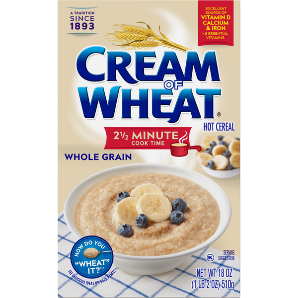 Cream of Wheat Hot Cereal, Whole Grain