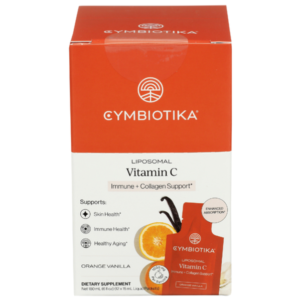 Cymbiotika Orange Vanilla Liposomal Vitamin C 12 Pack Case Same-Day Delivery or Pickup