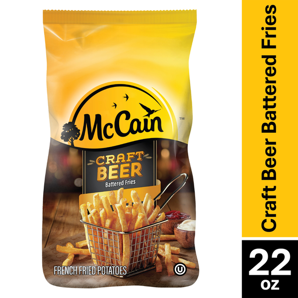 McCain Craft Beer Battered Fries (Frozen Potatoes)