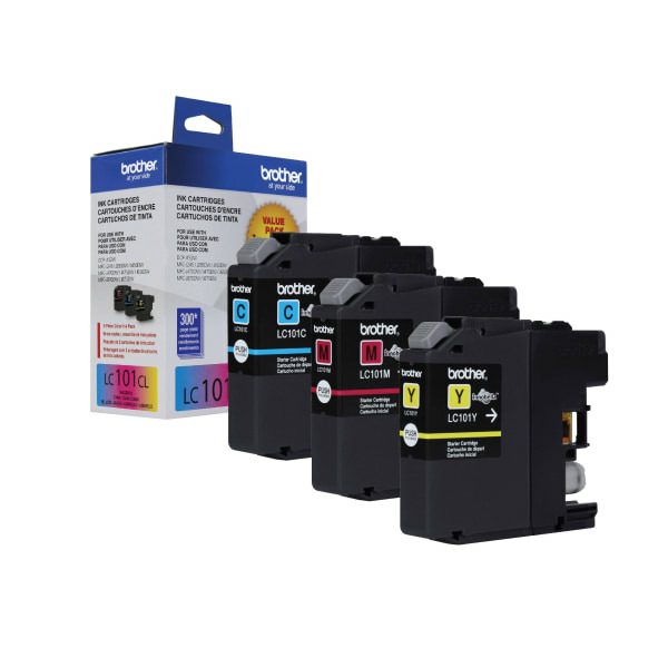Brother Cyan, Yellow & Magenta Innobella LC101 Ink Cartridge