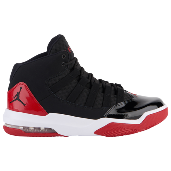 Jordan Men's Max Aura Basketball Shoes, Size 8.5 - Gym Red/Black/Black