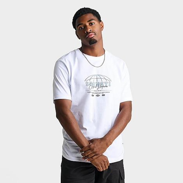 Sonneti Men's World Fade T-Shirt, XL - White