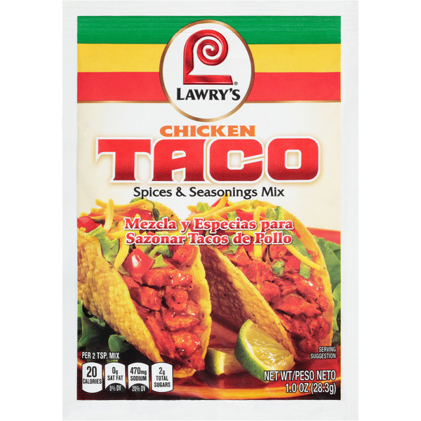 Lawry's® Chicken Taco Spices & Seasonings
