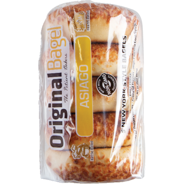 bagel 　no1 Original Bagel Asiago 5 New York Style Bagels Same-Day