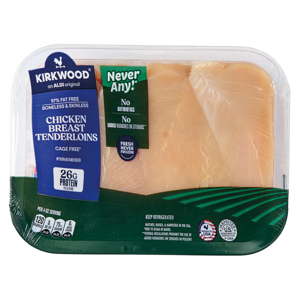 Never Any! Fresh Antibiotic Free Chicken Tenderloins