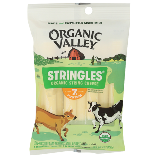 Organic Valley Organic Stringles Mozzarella String Cheese
