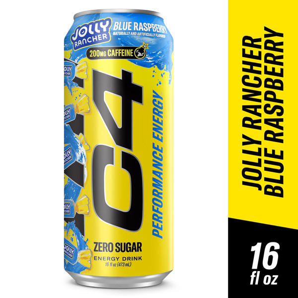 C4 Energy Jolly Rancher Blue Raspberry Performance Energy Drink