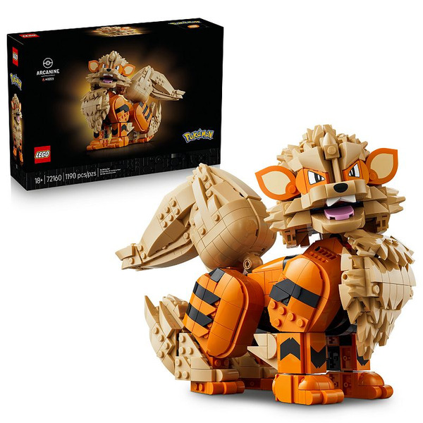 LEGO Pokémon Arcanine 1190-Piece Building Set