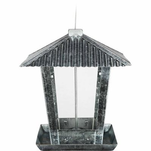 Royal Wing 8 lb. Tin Roof Hopper Bird Feeder